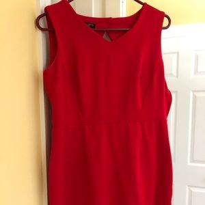 Talbots 10 Petite Red dress with back cutout